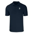 thumbnail image 2 of Men's Cutter & Buck Navy Detroit Tigers Big & Tall Forge Eco Stretch Recycled Polo, 2 of 3