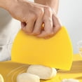 thumbnail image 3 of Dough Scraper with Measuring Marks, Multi-Purpose Flexible Plastic Bench Scraper – Acrylic Bread/Patisserie/Pizza Cutter, Kitchen Baking Tool, 3 of 6