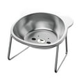 thumbnail image 1 of Comedero elevado para gatos con soporte estable para mascotas. También sirve como bebedero para perros. Oso, 1 of 9