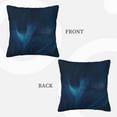 thumbnail image 3 of ZICANCN Galaxy Geometry Decorative Throw Pillow Covers, Bed Couch Sofa Decorative Knit Pillow Covers for Living Room Farmhouse 20"x20", 3 of 8