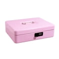 thumbnail image 1 of Money Box with Key, Money Tin with Lock Cash with Coin Tray for Petty Coins Notes ,Easy to Operate, 1 of 7