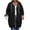 Black, variant on Women Long Zip Up Hoodie Sevevn Oversized Soft Fleece Casual Hooded Jacket Multiple Colors L-XXXXL Daily Wear