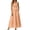 Orange, variant on Womens 2 Piece Skirt Sets Summer Spuare Neck Plaid Tank Tops Maxi Skirt Casual Travel Vacation Sets with Pocket L