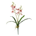 thumbnail image 3 of Sentmoon Fake Flowers Flowers for Decoration Artificial Orchid Faux Cymbidium Orchid In Pot Lifelike Silk Flowers Home Table Centerpiece Fake Potted for Living Room Bedroom, 3 of 8