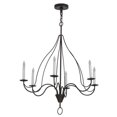 thumbnail image 2 of Meyda Tiffany 154071 Polonaise 6 Light 36" Wide Taper Candle Style Chandelier - Bronze, 2 of 5