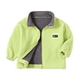 thumbnail image 2 of KYAIGUO Baby Jacket Thick Warming Double-Sided Padded Outerwear Coat 2-12y Premium Full-Zip Polar Fleece Jacket, 2 of 6