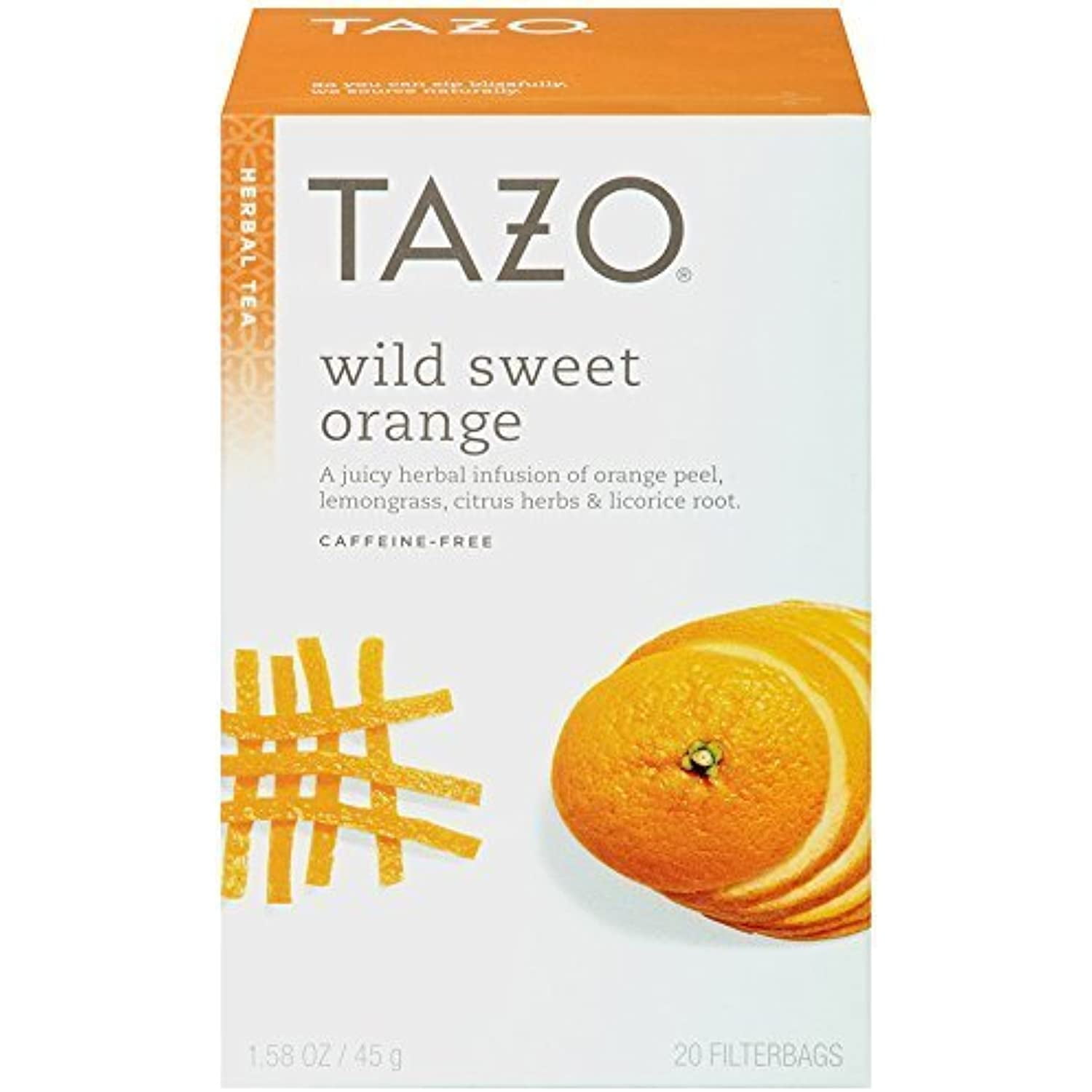 Tazo Tea Herbal Wild Sweet Orange Tea (Pack Of 3)