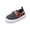 Grey, variant on Blikcon Toddler Boys & Girls Hook And Loop Boat Shoes Lace Up Loafers (Toddler/Little Kid)