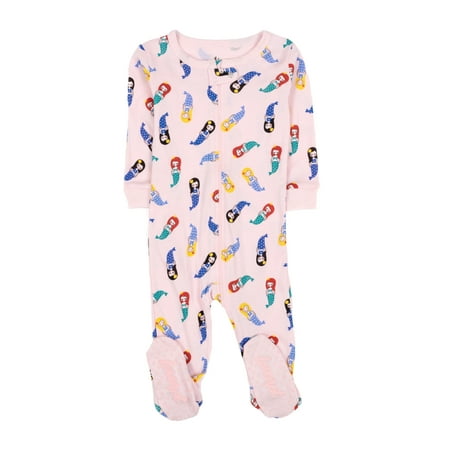 

leveret baby girls footed sleeper pajama 100% cotton (size 6m-5 years)