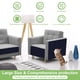thumbnail image 4 of Alfombrilla Para Rascar Gatos, 118" X 15,8", Protector De Muebles Autoadhesivo Recortable De Cat Claws, Árbol Decorativo Para Gatos, Poste Rascador Para Gatos Y Muebles De Pared Para Gatos(Az, 4 of 7