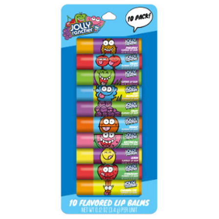 Jolly Rancher 10 Pack Assorted Lip Balm