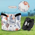 thumbnail image 6 of Haosy Pine Cones Trees Leaves Golf Mallet Putter Cover Strong Magnetic Leather Golf Club Headcover Closure, 6 of 7