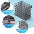 thumbnail image 3 of Paper Organizer Supeasy, bandeja para cartas con asa, 5 bandejas, color gris, 3 of 6