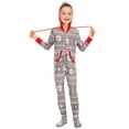 thumbnail image 5 of Yuanyu Christmas Pajamas One-Piece Jumpsuit Sets Footed Homewear Matching Family Parent-child PJ's with Long Sleeve Loungewear Sleepwear, 5 of 6
