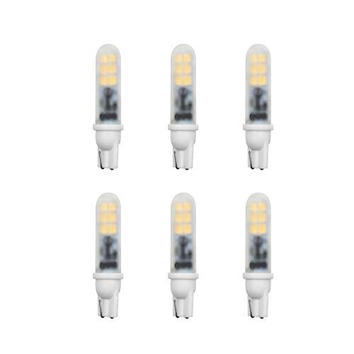 makergroup t5 t10 wedge base led light bulbs 12vac/dc 2watt warm white