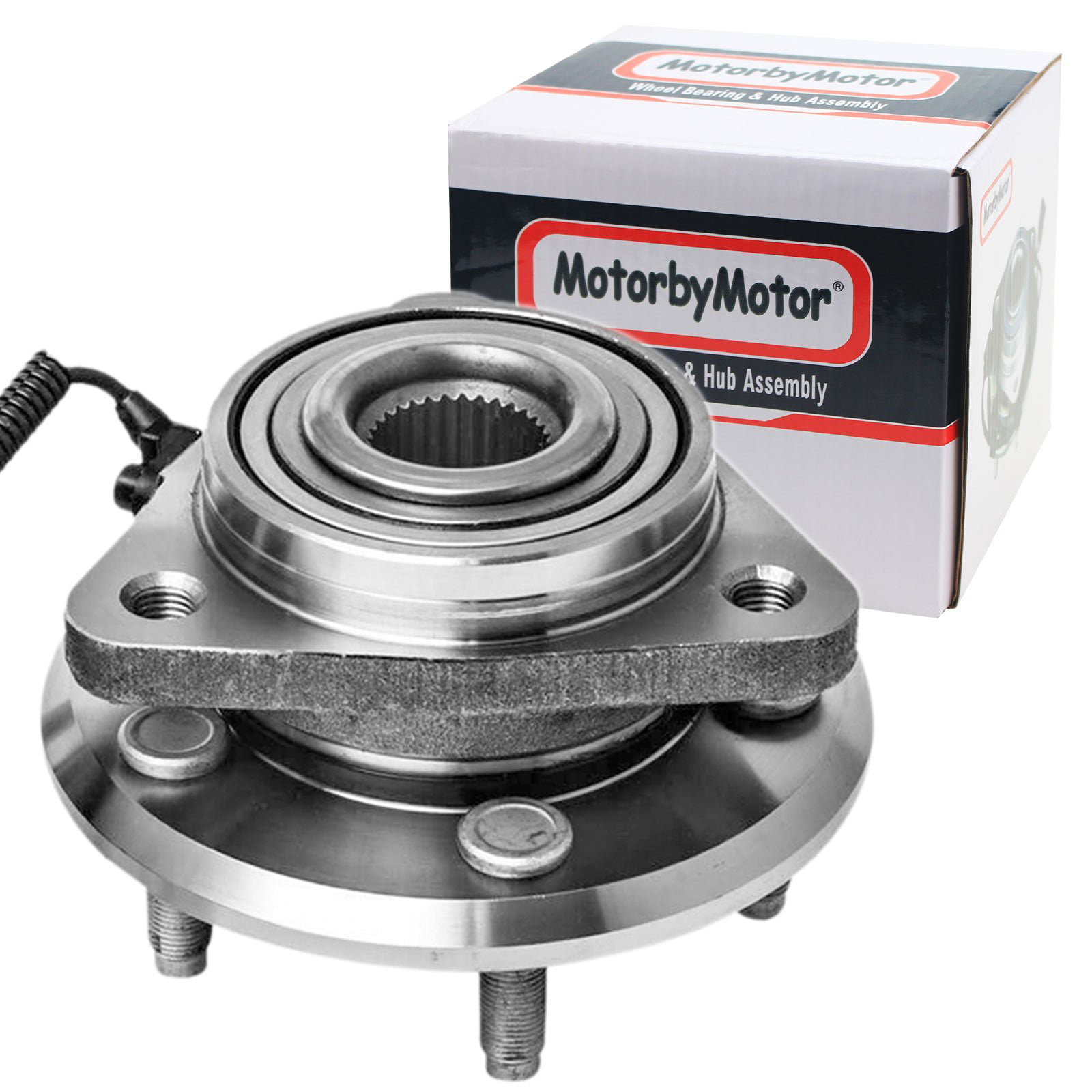 New Front Driver & Passenger Side Complete Wheel Hub and Bearing Assembly fits 2007-2011 Dodge Nitro - Detroit Axle Both 2008-2012 Jeep Liberty 2 