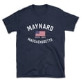 thumbnail image 1 of Maynard Massachusetts Patriot Men's Cotton T-Shirt, 1 of 1