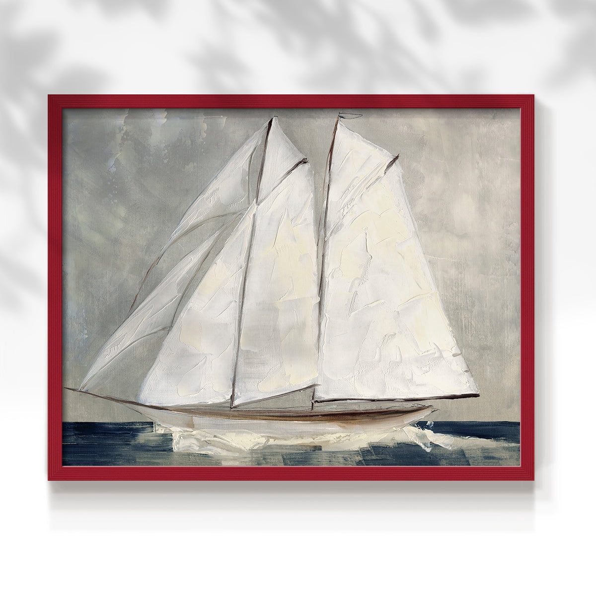Setting Sail by Sally Swatland - Restickable Framed Giclée Print