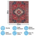 thumbnail image 2 of Sarouk Farahan Arak West Persian Rug Print Dishwasher Magnet Cover Decorative Sticker for Home Cabinet Kitchen 23" x26", 2 of 5