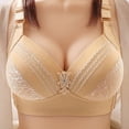 thumbnail image 3 of Mrat Clearance Bras for Women Clearance Woman Sports Bra Without Underwire Yoga Vest Lingerie Underwear High Neck Sports Bra L_4 Beige XL, 3 of 7