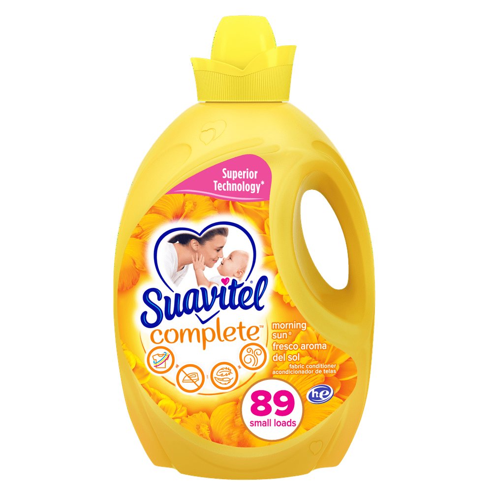 Suavitel Complete Fabric Softener, Morning Sun, 89 Small Loads