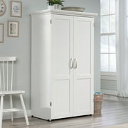 Sauder Select Engineered Wood Multi-Purpose Storage Armoire in Glacier White