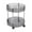 Gray, variant on YiJuHui 1pcs Rolling Storage Cart with Wheels, 2-Tier Plastic Organizer for Kitchen Bathroom Living Room, Transparent Multi-Purpose Mobile Shelf A