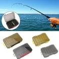 thumbnail image 2 of 12 14 Compartments Double Sided Fishing Tackle Box Lure Bait Storage Box Fishing Hooks Organizer Storage Visible for Cas, 2 of 9