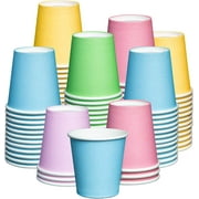 Comfy Package Small Paper Cups 3 Oz Assorted Disposable Cups for Espresso, Medicine, 300-Pack