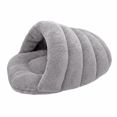 thumbnail image 1 of Abbracc Lit pour Chat en Peluche, Rond, Facile à Nettoyer, Chaud pour l'Hiver, Chiens Chats, 1 of 6