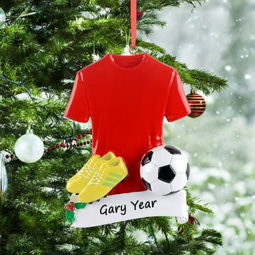 Maxora Personalized Christmas Ornament Soccer Free Customize