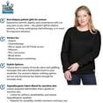 thumbnail image 3 of Long Sleeve Dialysis Shirts for Women, Medium, 3 of 8