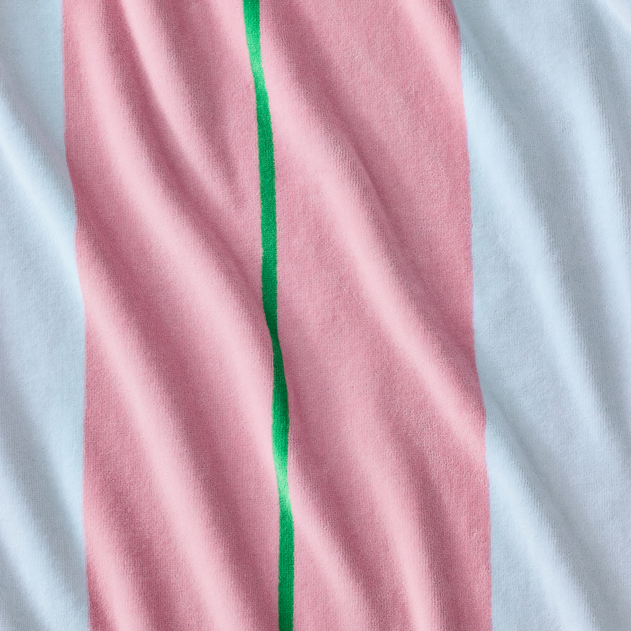 Better Homes & Gardens Coastal Resort Cotton Blend Beach Towel, 40 x 72 in, Pink & Green