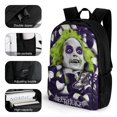 thumbnail image 3 of Beetlejuice Backpack Schoolbag Casual Daypack Rucksack Bookbags Lightweight Gym Bag, 3 of 8