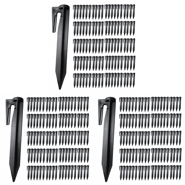 Spikes de tierra fijando clavijas de jardín PEG de cortacésped para colocar cable de límite 100pcs