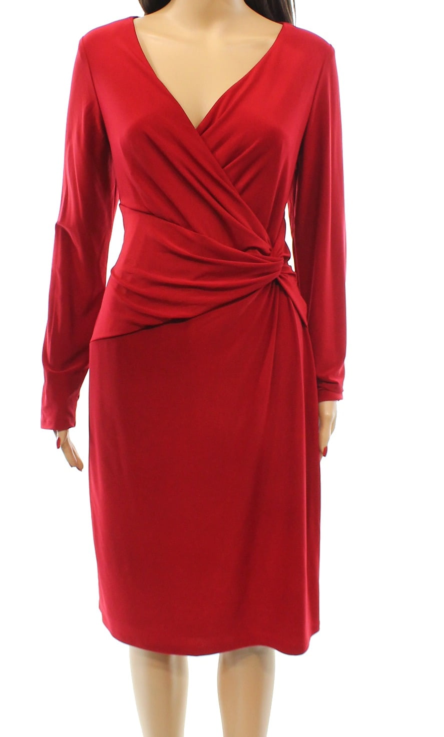 red ralph lauren gown
