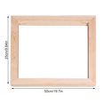 thumbnail image 2 of Cuadros de pared Marco de pintura artística Barras interiores de madera Marco de lienzo artístico para bricolaje, 25x50cm Advancent LF0074-13B, 2 of 6
