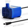 thumbnail image 2 of Pet Water Fountain Replacement Pump for Cat Flower Fountain Automatic Pet Water Dispenser Spare Pump Adapter, 2 of 3