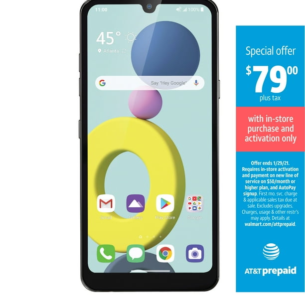 AT&T Prepaid LG Xpression Plus 3 32GB Prepaid Smartphone