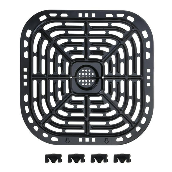 Air Fryer Grill Pans for 6 Quart Air Fryers Square Stainless Steel Crisper Plate