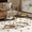 Black, variant on 27.6in Nesting Coffee Table Set of 2, White Round Table with Marble Pattern MDF Top, Sturdy Metal Frame, Multifunctional End Side Table for Living Room Bedroom Balcony Yard