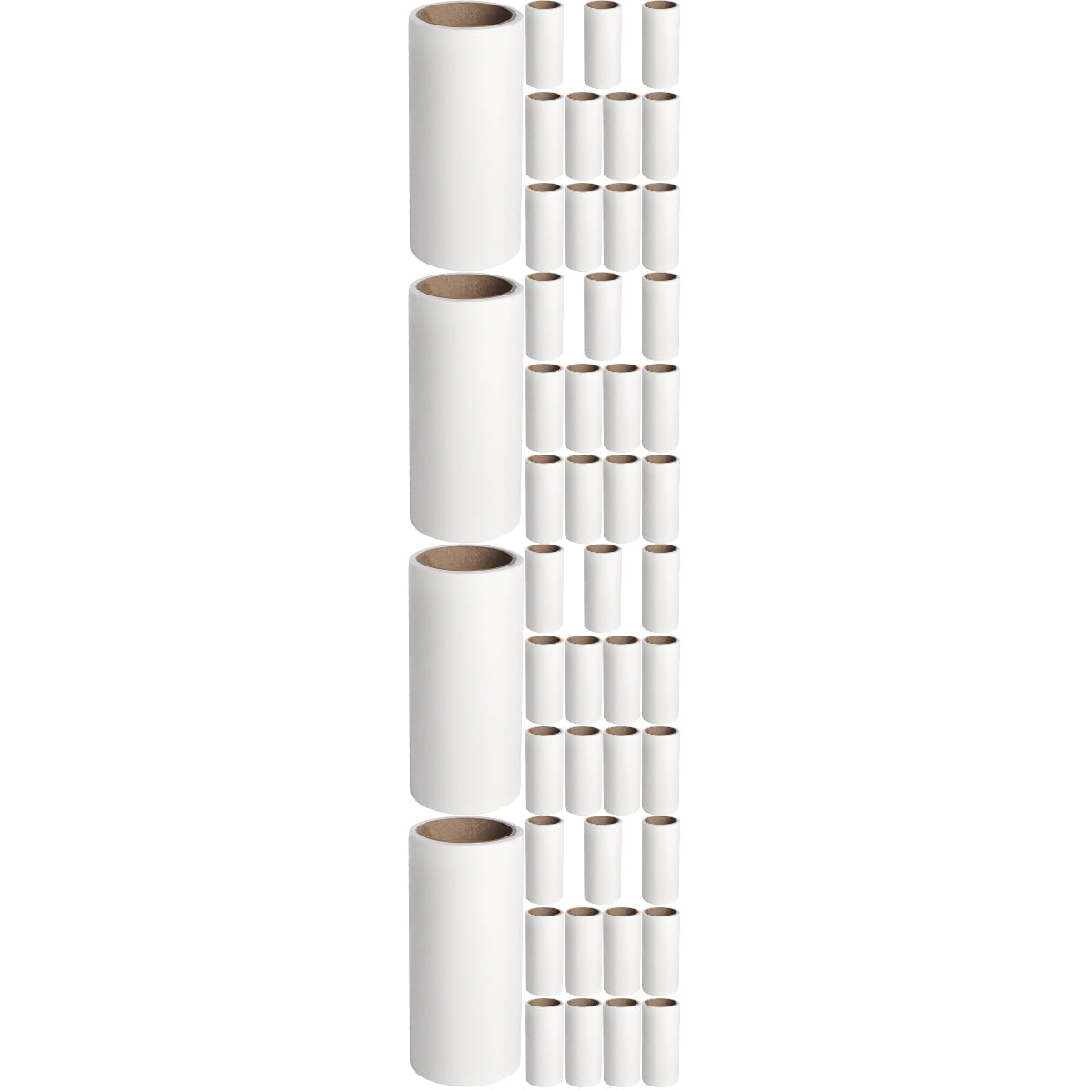 FOMIYES Pet Lint Roller, Lightweight and Durable, for Clothes, White, 48Pcs