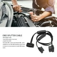 thumbnail image 3 of Câble d'Extension de Diagnostic, Performance Stable OBD 1 en 2 Câble Séparateur pour, 3 of 8