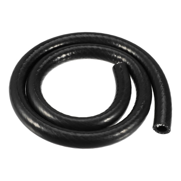 Coche Silicona Vacío Tubería Manguera LíneaNegro DI 12 mm 3,28 Pies Longitud
