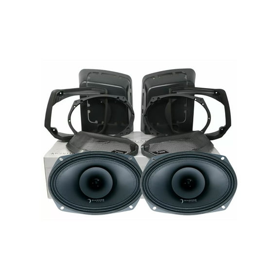 Diamond Audio - MSMP694LK13 1998-2013 Harley Davidson® Cut-In Lid Kit with MP694 Speakers (4Ω)