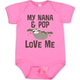 thumbnail image 3 of Inktastic Nana and Pop Love Me Sloth Girls Baby Bodysuit, 3 of 5
