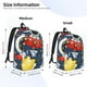 thumbnail image 2 of Balery Astronaut And Space Mochila Clásica Impresa Básica para Viaje, Mochila Escolar Resistente al Agua, Mochila de Lona con Correas Ajustables-Medium, 2 of 5