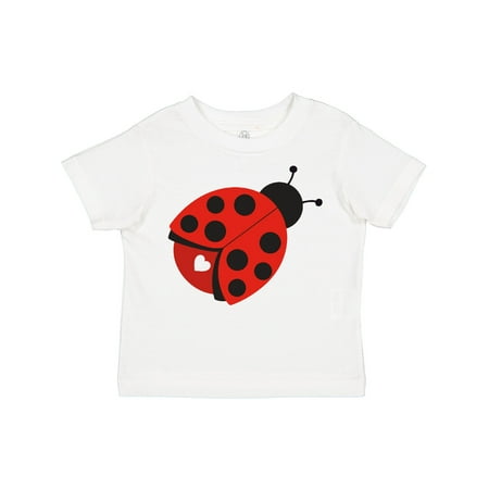 

Inktastic Ladybug with a White Heart Gift Toddler Toddler Girl T-Shirt