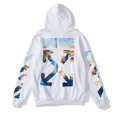 thumbnail image 1 of [Stock Listo] O-F Cremallera Cárdigan Sudadera Con Capucha De Manga Larga De La Moda Personalidad De Impresión De Algodón Puro Unisex, 1 of 3