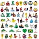 thumbnail image 3 of Pegatinas de PVC impermeables para la Copa Mundial de Fútbol, Anime, 50 unidades, 3 of 3